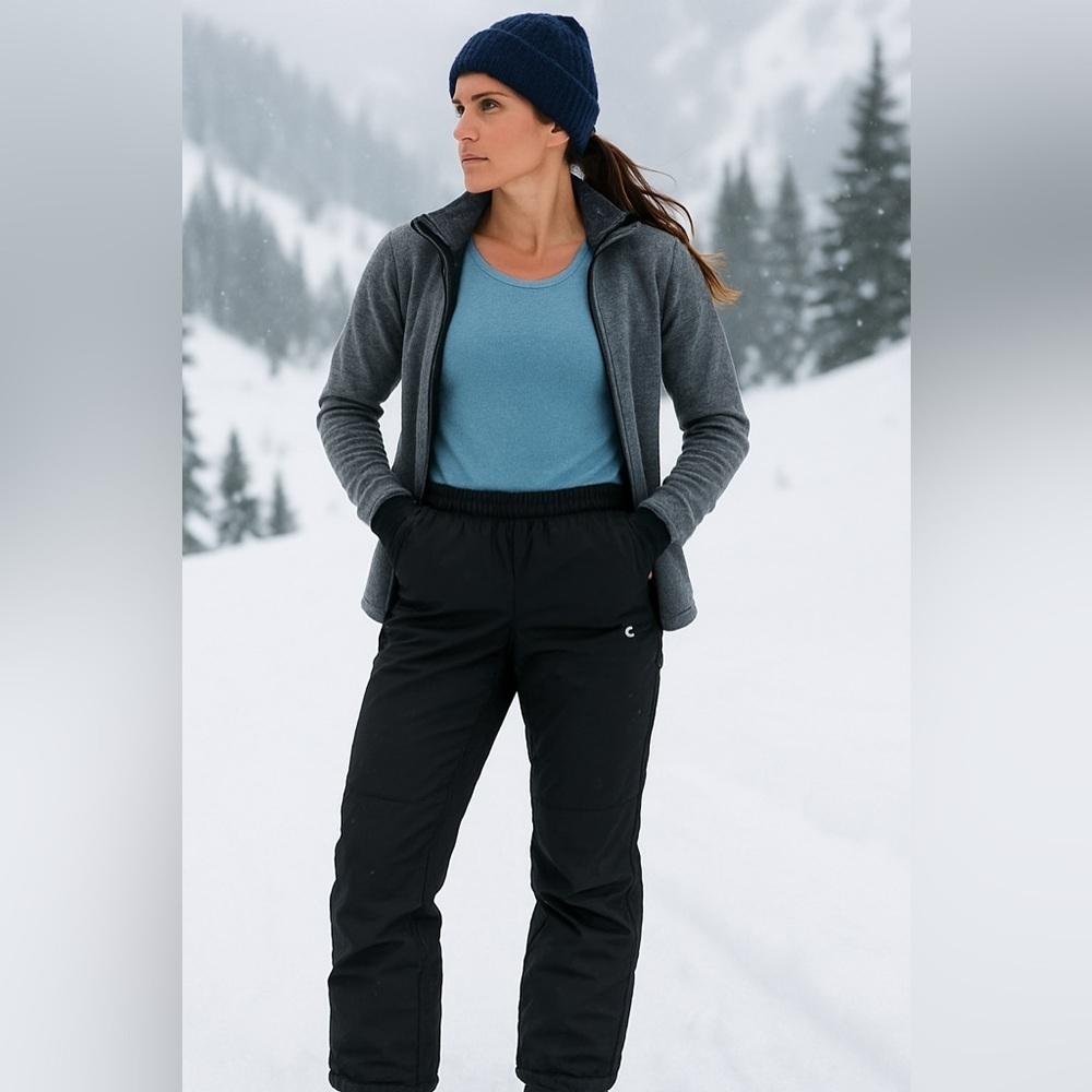 Champion Women’s Insulated Snow Pants – Black – Size Small